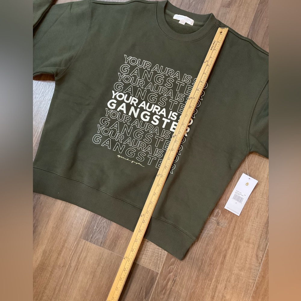 NWT Spiritual Gangster Aura Boyfriend Pullover - Size S - Picture 8 of 10